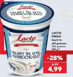 Kaufland LACTO FRESH Iaurt în stil grecesc Ofertă