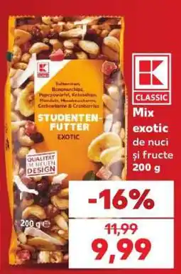 Kaufland Mix exotic de nuci și fructe 200 g Ofertă