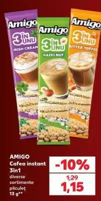 Kaufland AMIGO Cafea instant 3în1 Ofertă