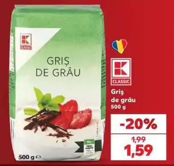 Kaufland Griș de grâu Ofertă