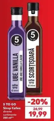 Kaufland 5 TO GO Sirop Cafea Ofertă