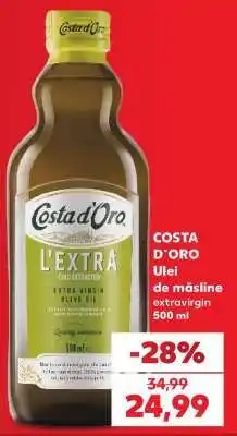 Kaufland COSTA D'ORO Ulei de măsline extravirgin 500 ml Ofertă