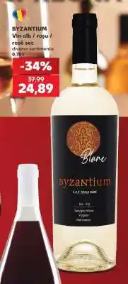 Kaufland BYZANTIUM Vin alb / roșu / rosé sec Ofertă