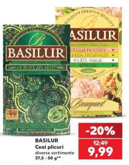 Kaufland BASILUR Ceai plicuri diverse sortimente Ofertă
