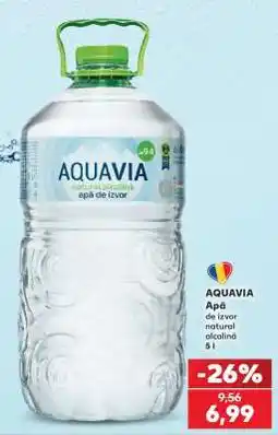 Kaufland AQUAVIA Apă de izvor natural alcalină 5 l Ofertă