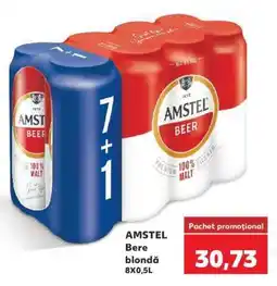 Kaufland AMSTEL Bere blondă 8X0,5L Ofertă