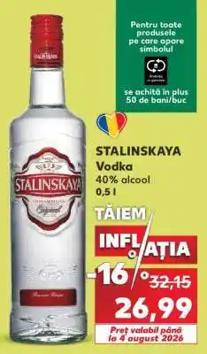 Kaufland STALINSKAYA Vodka Ofertă