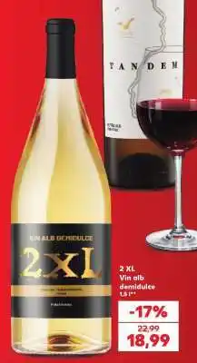 Kaufland 2 XL Vin alb demidulce Ofertă