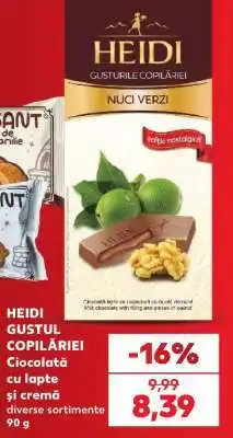 Kaufland HEIDI Gustul Copilăriei Ofertă
