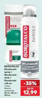 Kaufland BOROTALCO Deodorant spray / Deodorant stick / Deodorant roll-on Ofertă