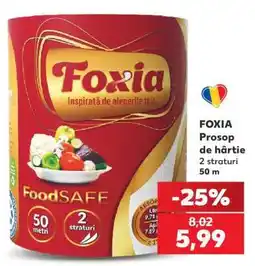 Kaufland FOXIA Prosop de hârtie Ofertă