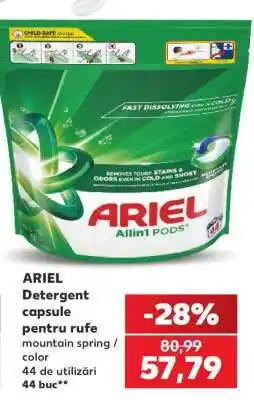 Kaufland ARIEL Detergent capsule pentru rufe Ofertă