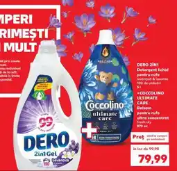 Kaufland DERO 2în1 + COCCOLINO ULTIMATE CARE Ofertă