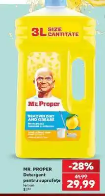 Kaufland MR. PROPER Detergent pentru suprafețe lemon 3L Ofertă