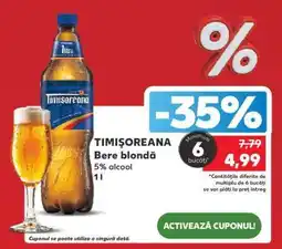 Kaufland TIMIŞOREANA Bere blondă Ofertă