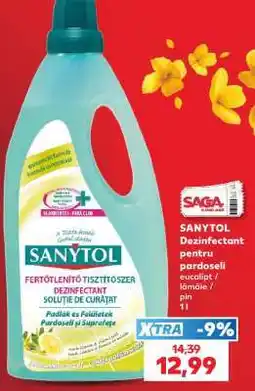 Kaufland SANYTOL Dezinfectant pentru pardoseli Ofertă