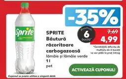 Kaufland SPRITE Băutură răcoritoare carbogazoasă lămâie și lămâie verde Ofertă