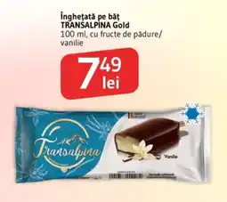 Supeco îngheţată pe băt TRANSALPINA Gold Ofertă