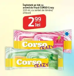 Supeco îngheţată pe băţ cu aromă de frişcă CORSO Crazy Ofertă