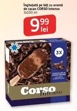 Supeco îngheţată pe bǎț cu aromă de cacao CORSO Intenso Ofertă