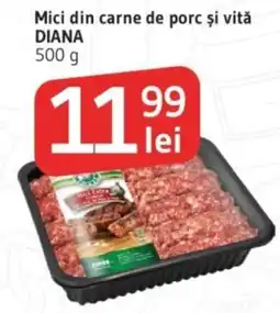 Supeco Mici din carne de porc şi vită DIANA Ofertă