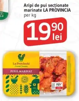 Supeco Aripi de pui secţionate marinate LA PROVINCIA Ofertă