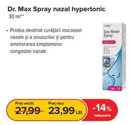 Dr.Max Dr. Max Spray nazal hypertonic Ofertă
