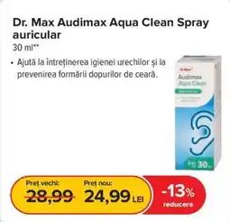 Dr.Max Dr. Max Audimax Aqua Clean Spray auricular Ofertă