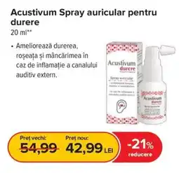 Dr.Max Acustivum Spray auricular pentru Ofertă