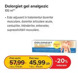 Dr.Max Dolorgiet gel analgezic Ofertă