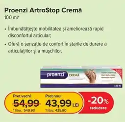 Dr.Max Proenzi ArtroStop Cremă Ofertă
