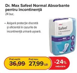 Dr.Max Dr. Max Safeel Normal Absorbante pentru incontinență Ofertă