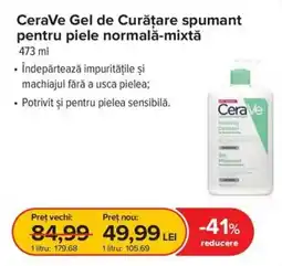 Dr.Max CeraVe Gel de Curățare spumant pentru piele normalǎ-mixtă Ofertă