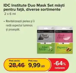 Dr.Max IDC Institute Duo Mask Set măști pentru față Ofertă