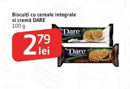 Supeco Biscuiți cu cereale integrale si cremǎ DARE Ofertă