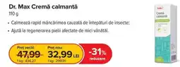 Dr.Max Dr. Max Cremă calmantă Ofertă