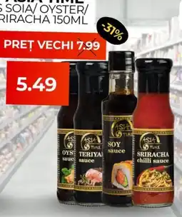 Simos Asia time sos soia/ oyster/ teryaki/sriracha Ofertă