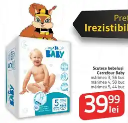Supeco Scutece bebeluşi Carrefour Baby Ofertă