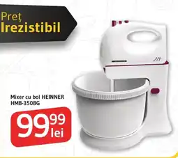Supeco Mixer cu bol HEINNER HMB-350BG Ofertă