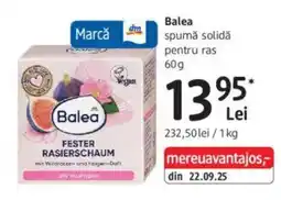 DM Balea spumă solidă pentru ras Ofertă