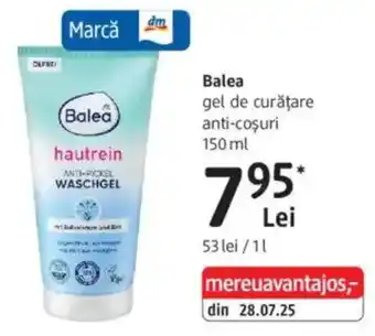DM Balea gel de curățare anti-coşuri Ofertă