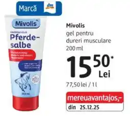 DM Mivolis gel pentru dureri musculare Ofertă