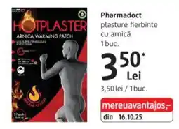 DM Pharmadoct plasture fierbinte cu arnicǎ Ofertă