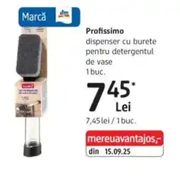 DM Profissimo dispenser cu burete pentru detergentul de vase Ofertă