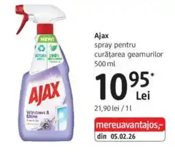 DM Ajax spray pentru curățarea geamurilor Ofertă