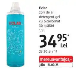 DM Eclar zori de zi detergent gel cu bicarbonat Ofertă