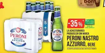 Mega Image Peroni nastro azzurro, bere Ofertă