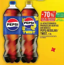 Mega Image Pepsi regular/ twist Ofertă