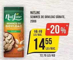 Mega Image Nutline seminte de dovleac sărate Ofertă