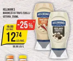 Mega Image Hellmann's maioneză cu trufe/chilli/ usturoi Ofertă